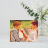 Mary Cassatt-Mrs Cassatt読の孫へ ポストカード (スタンド正面)