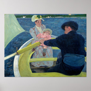 Mary Cassatt - The Boating Party ポスター