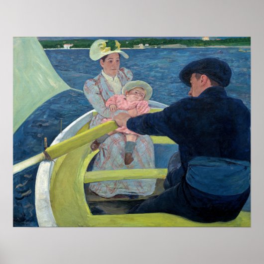 Mary Cassatt - The Boating Party ポスター (正面)