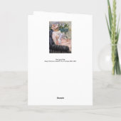 Mary Cassatt - The Cup of Tea カード (裏面)