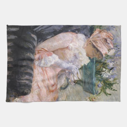 Mary Cassatt - The Cup of Tea キッチンタオル (横)