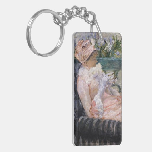 Mary Cassatt - The Cup of Tea キーホルダー (正面左)