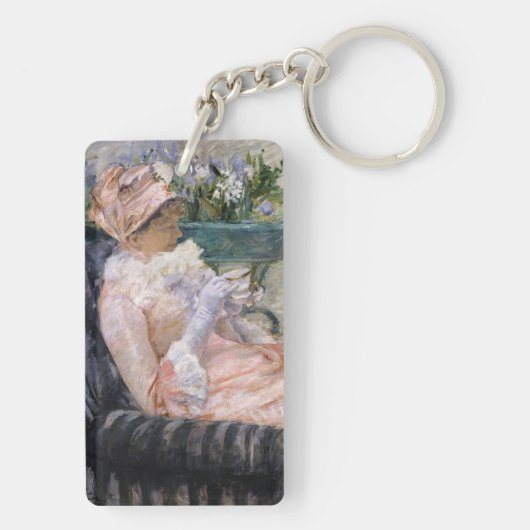 Mary Cassatt - The Cup of Tea キーホルダー (裏面)