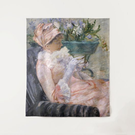 Mary Cassatt - The Cup of Tea タペストリー (正面)