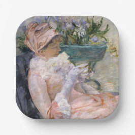 Mary Cassatt - The Cup of Tea ペーパープレート