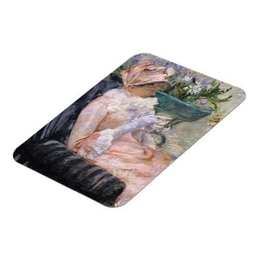 Mary Cassatt - The Cup of Tea マグネット (左側)