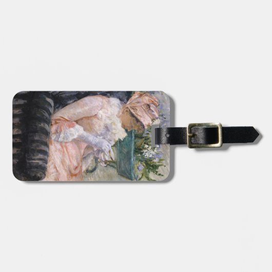 Mary Cassatt - The Cup of Tea ラゲッジタグ (正面横)