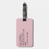 Mary Cassatt - The Cup of Tea ラゲッジタグ (裏面縦)