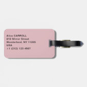 Mary Cassatt - The Cup of Tea ラゲッジタグ (裏面横)