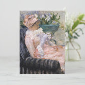 Mary Cassatt - The Cup of Tea 招待状 (スタンド正面)