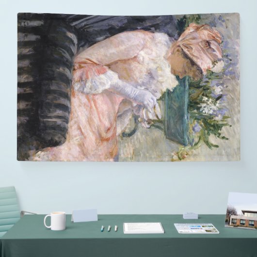 Mary Cassatt - The Cup of Tea 横断幕 (トレードショー)