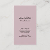 Mary Cassatt - The Cup of Tea - QR Code 名刺 (裏面)