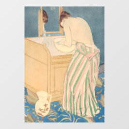 Mary Cassatt - Woman Bathing ウィンドウサイン