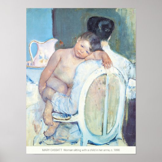 Mary Cassatt Woman with child arms CC1205 ポスター (正面)