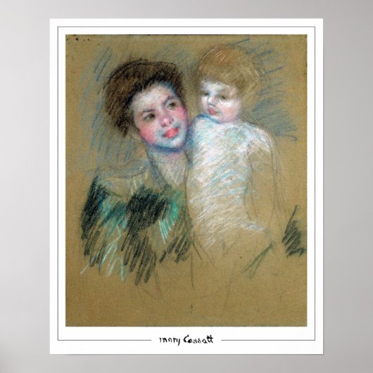 Mary Cassatt Zedign アートポスター #204 ポスター (正面)