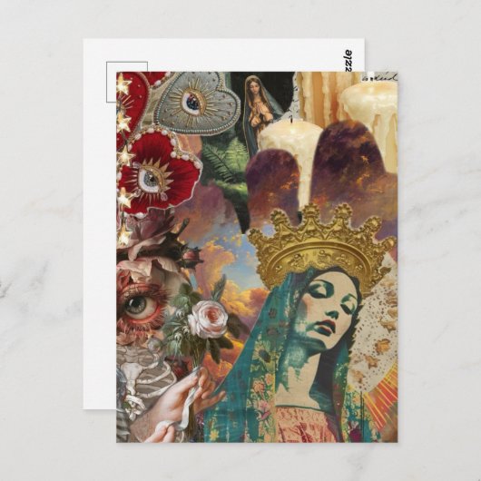 Mary Collage ポストカード (正面/裏面)