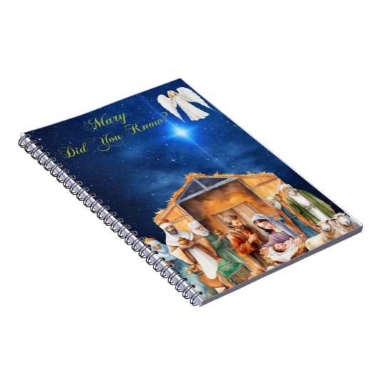 Mary Did You Know?」 - Spiral Notebook ノートブック (右側)