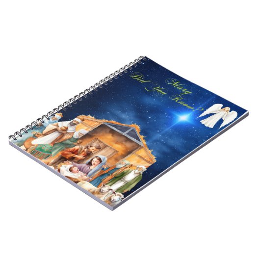 Mary Did You Know?」 - Spiral Notebook ノートブック (左側)