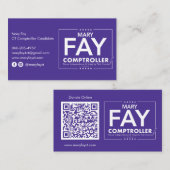 Mary Fay名刺 名刺 (正面/裏面)