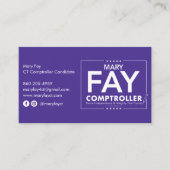 Mary Fay名刺 名刺 (正面)