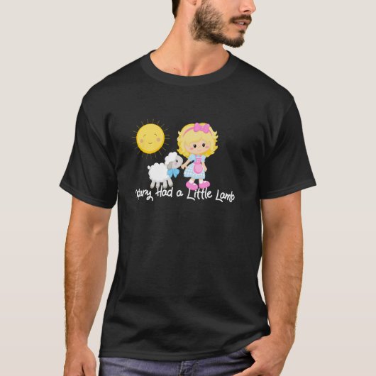 Mary Had a Little Lamb Nursery Rhyme For Adults Ki Tシャツ (正面)
