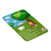 Mary Had a Little Lamb Nursery Rhyme Magnet マグネット (右側)