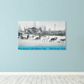 Mary Hansenとシベリア人(飛行機あり) キャンバスプリント (インサイチュ (ウッドフロア))