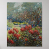 Mary Hiester Reid -9月の庭 ポスター (正面)