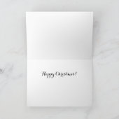 Mary, Joseph and baby Jesus Christmas card. シーズンカード (内部)