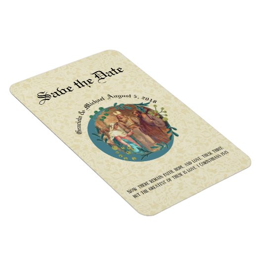 Mary Joseph Catholic SAVE THE 結婚 DATE's マグネット (右側)