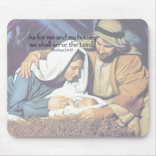 Mary, Joseph & Jesus マウスパッド