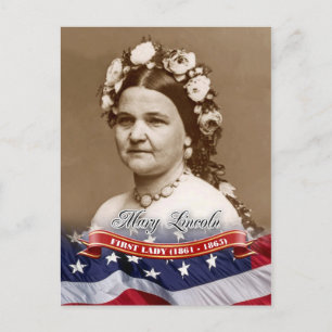 Mary Lincoln, First Lady of the US ポストカード