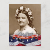 Mary Lincoln, First Lady of the US ポストカード (正面)