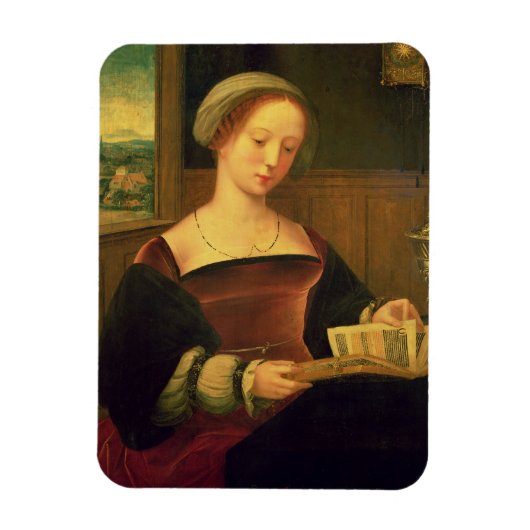 Mary Magdalene読 (パネル上の油) マグネット (縦)