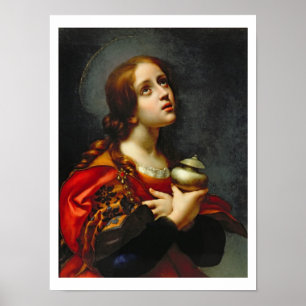 Mary Magdalene, 1660-70 (キャンバス油) ポスター