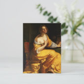 Mary Magdalene by Artemisia Gentileschi Postcard ポストカード (スタンド正面)