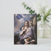 Mary Magdalene in Penitence by El Greco Pustcard ポストカード (スタンド正面)