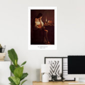 Mary Magdalene with Oil Lamp  Art Print. Witches ポスター (ホームオフィス)