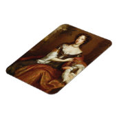 Mary of Modena (1658-1718)、c.1685 (キャンバス上の油) マグネット (左側)