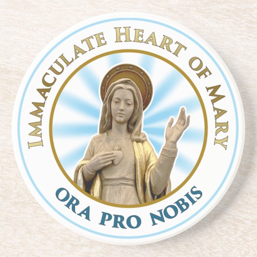 Mary Ora Pro Nobisの完全なハート コースター (正面)