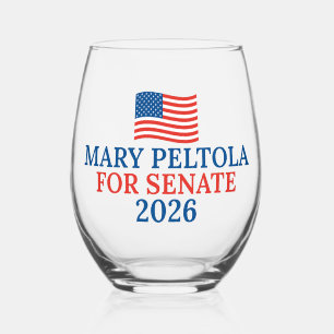 Mary Peltola 上院議員 2026 アラスカ州選挙 ステムなしワイングラス