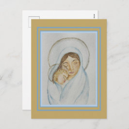 Mary’s Mantle & Child Christmas Postcard シーズンポストカード