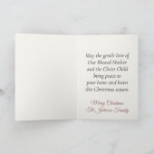 Mary’s Mantle Christmas Card シーズンカード (内部)