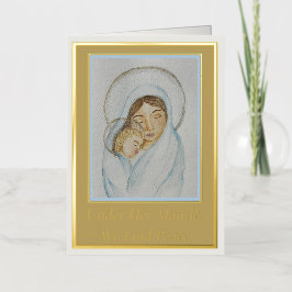 Mary’s Mantle Foil Christmas Card 箔シーズンカード