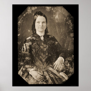 Mary Todd Lincoln Daguerreotype 1846 ポスター