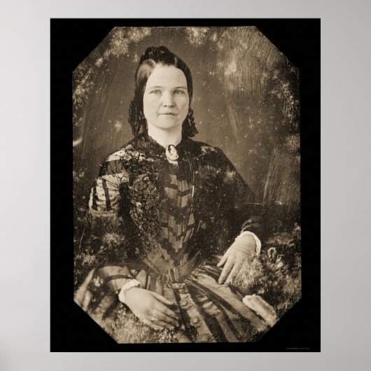 Mary Todd Lincoln Daguerreotype 1846 ポスター (正面)