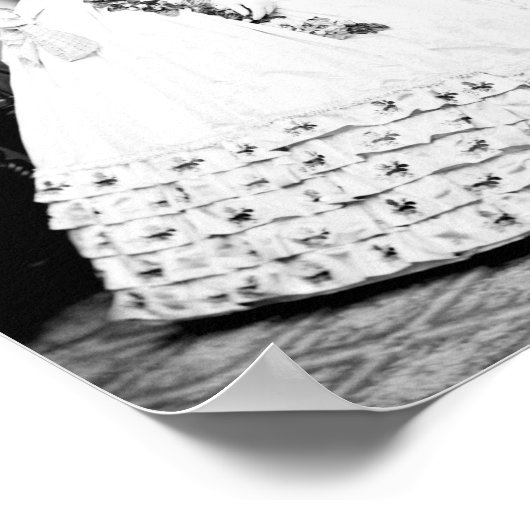 Mary Todd Lincoln Standing Portrait ポスター (角)