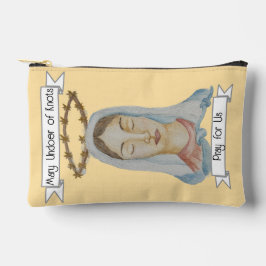 Mary, Undoer of Knots Prayer Card アクセサリーポーチ