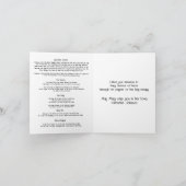 Mary, Undoer of Knots Prayer Card ノートカード (内部)