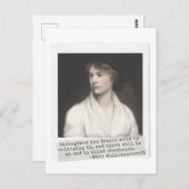 Mary Wollstonecraft引用文素晴らし – 歴史の女性 ポストカード (正面/裏面)